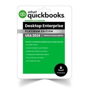 Intuit QuickBooks Desktop Enterprise 2024 Lifetime Activation