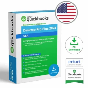QuickBooks Desktop Pro Plus 2024 | No Payroll Included – US Version For Managing and Accounting Business
